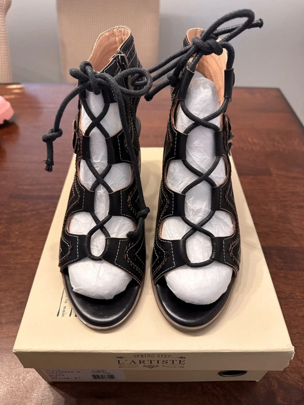 L’artiste Genuine Leather Alejandra Shoes in Box with Dust Bag size 9 / 40 - Picture 2 of 12